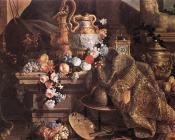 Still-Life of Flowers and Fruits - 让·巴蒂斯特·Monnoyer